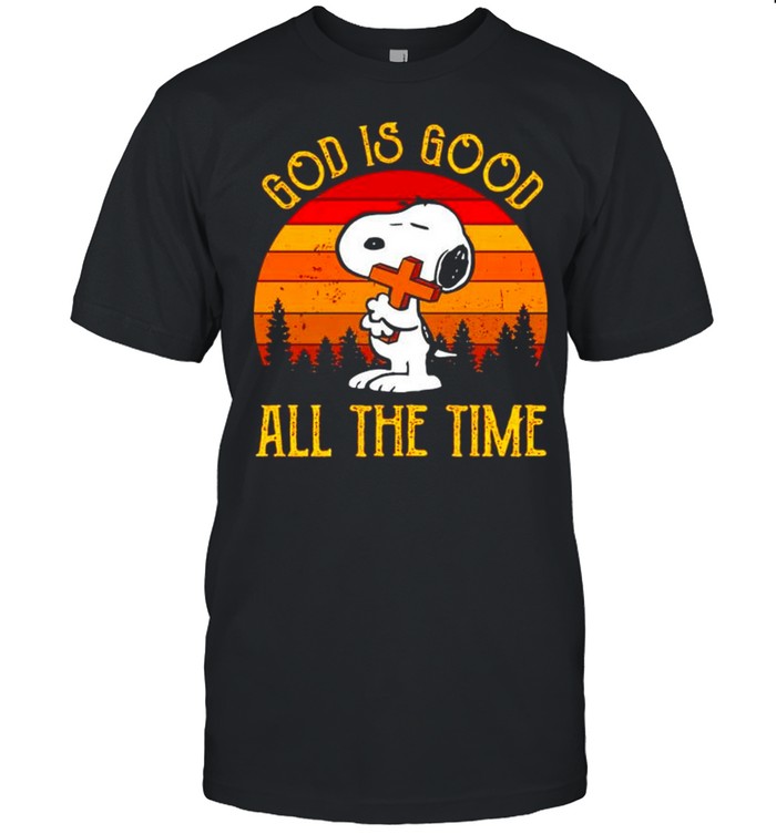 Snoopy God Is Good All The Time Vintage T-Shirt