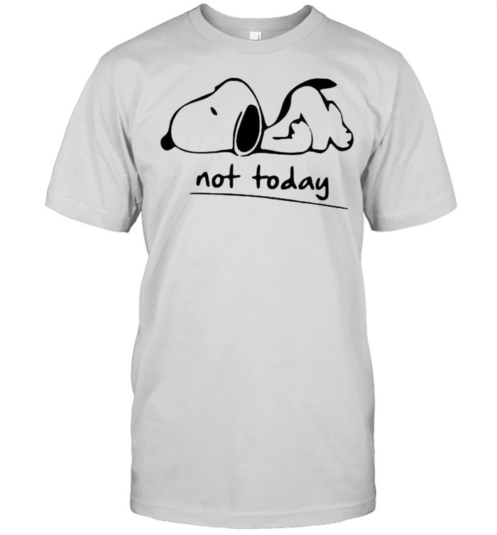 Snoopy Not Today Slap T-Shirt