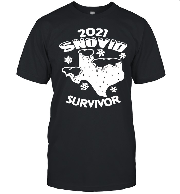 Snovid 2021 Texas Survived T-Shirt Snovid 2021 Texas Survived T-Shirt