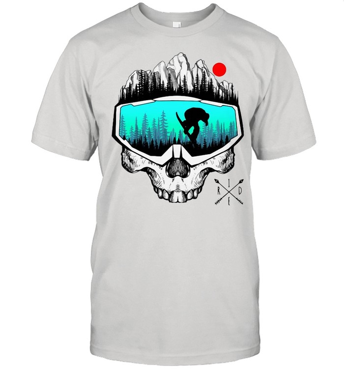 Snowboard Skull Mask T-Shirt