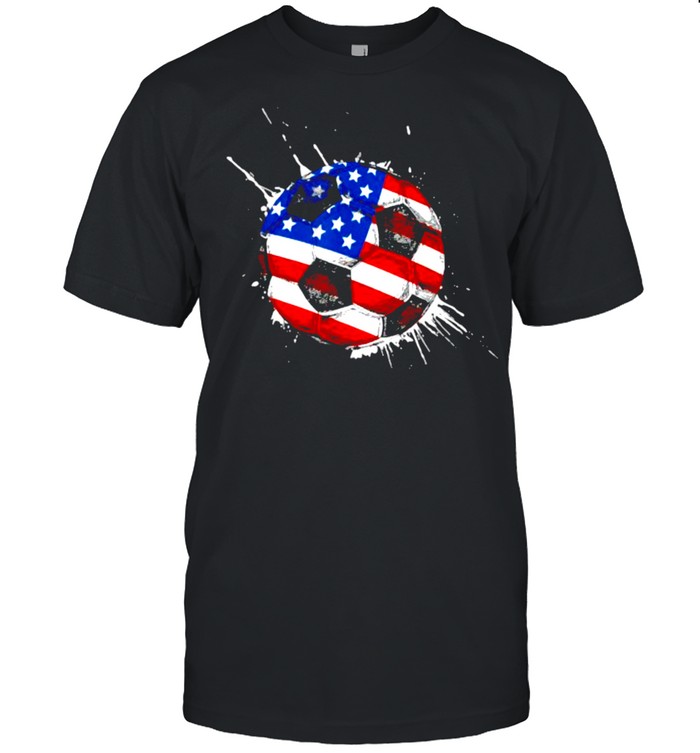 Soccer American Flag 4Th Of July T-Shirt Soccer American Flag 4Th Of July T-Shirt