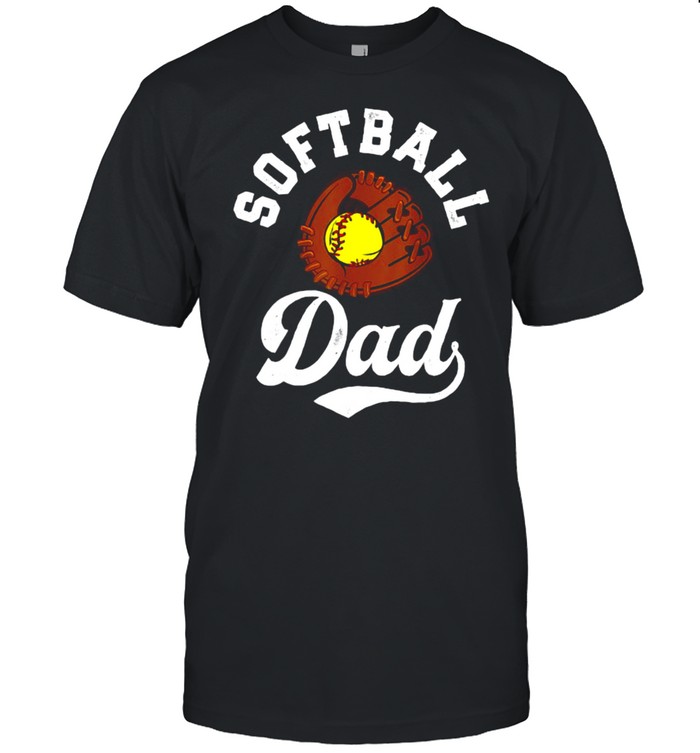 Softball Dad Fathers Day T-Shirt Softball Dad Fathers Day T-Shirt