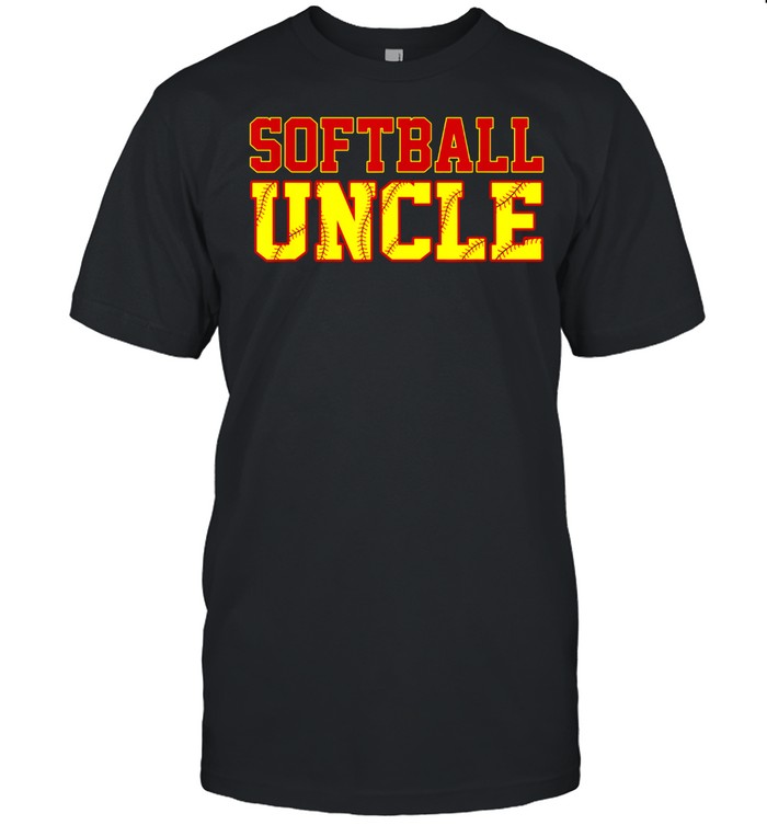 Softball Uncle Christmas Fathers Day Softball Uncle T-Shirt