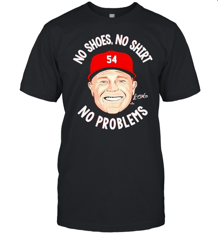Sonny Gray No Shoes No T-Shirt No Problems Signature T-Shirt