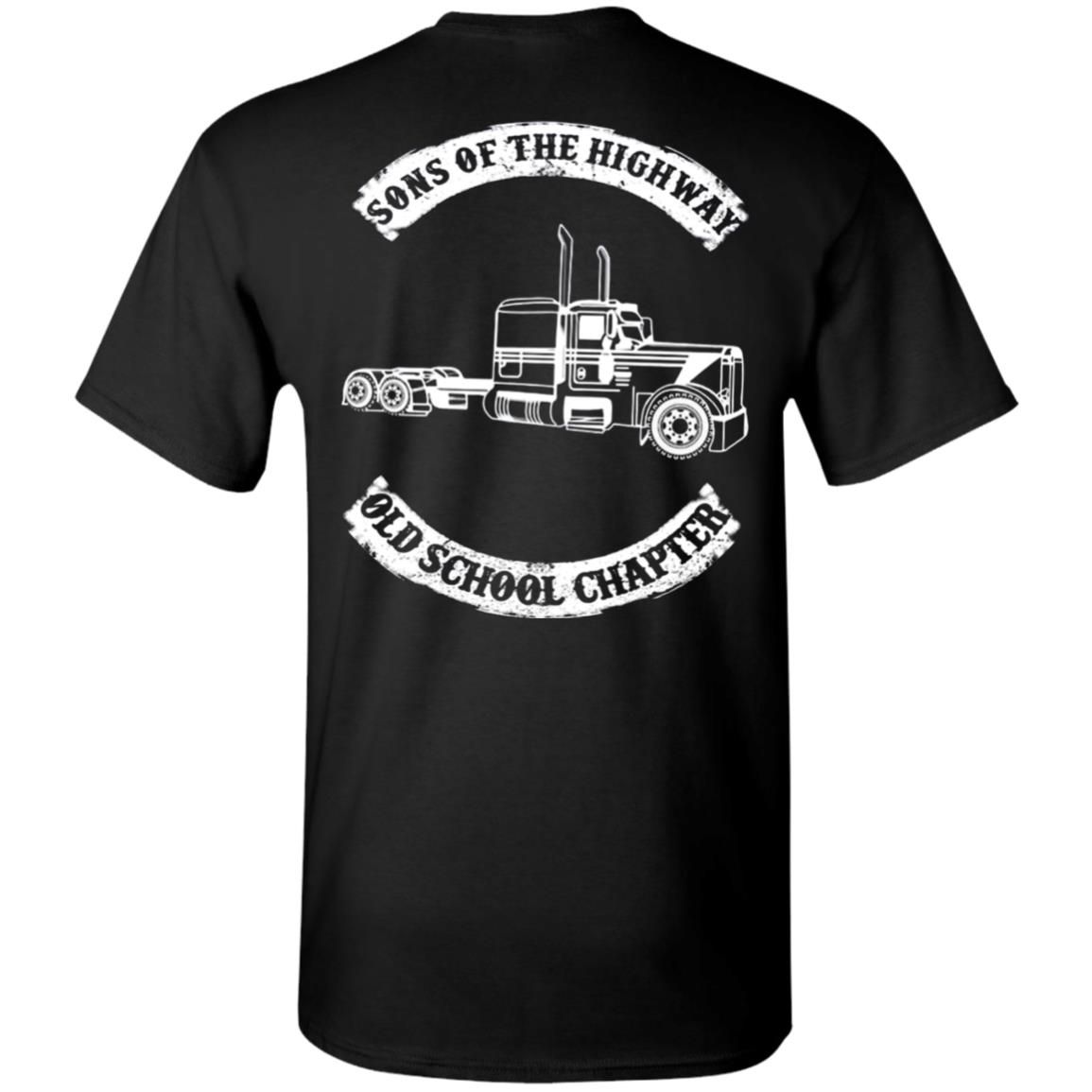 Sons-Of-The-Highway-Old-School-Chapter G500 Gildan 5.3 Oz. T-Shirt