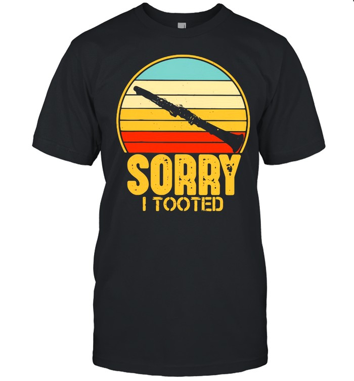Sorry I Tooted Clarinet Vintage T-Shirt