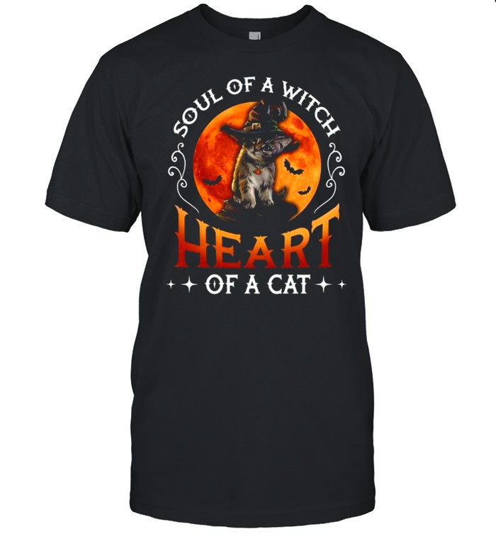 Soul Of A Witch Heart Of A Cat T-Shirt