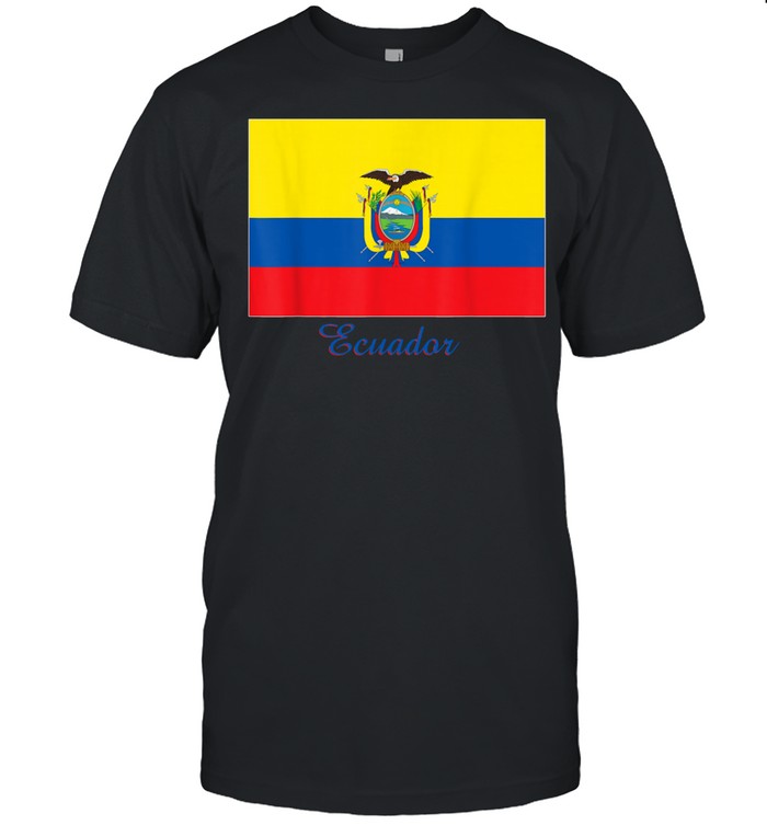 Souvenir Ecuador Ecuadoran Flag T-Shirt