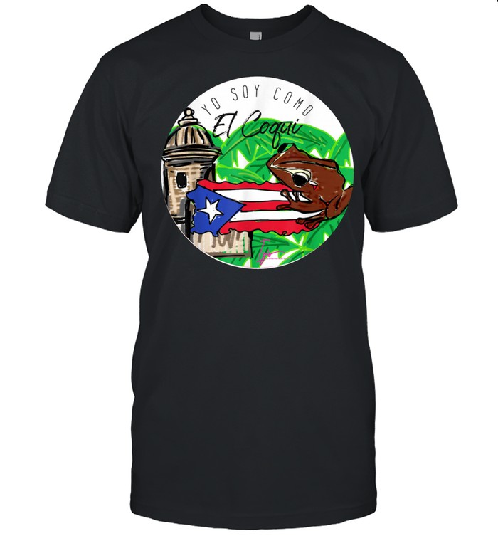 Soy Como El Coqui Boricua Puerto Rico Izis La Enfermera T-Shirt