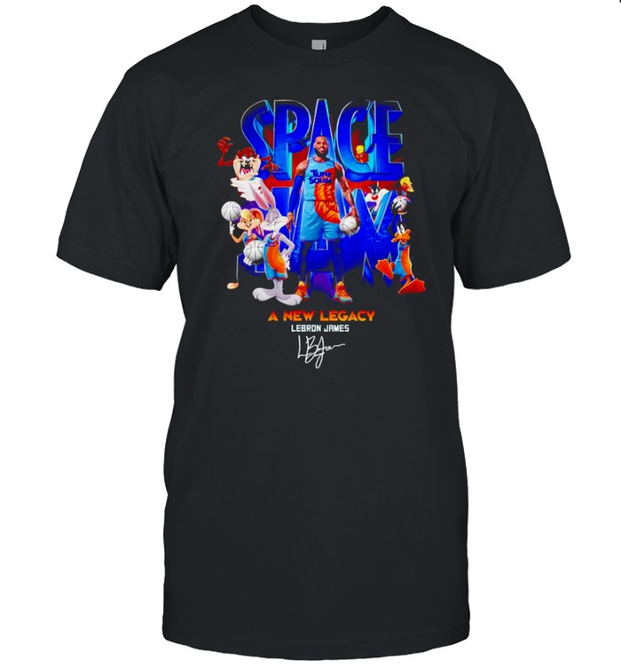 Space Jam A Legacy Lebron James Signature T-Shirt