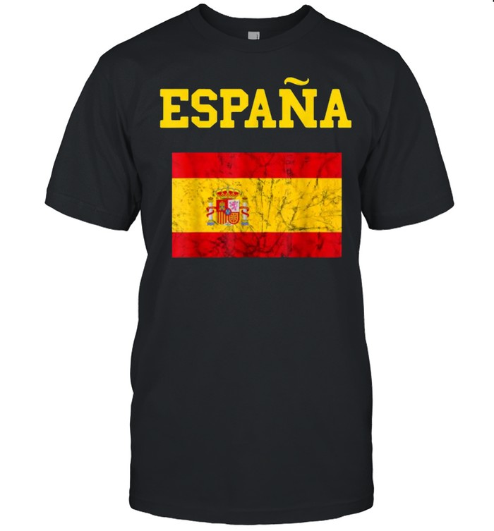 Spain Football Team Soccer Flag T-Shirt
