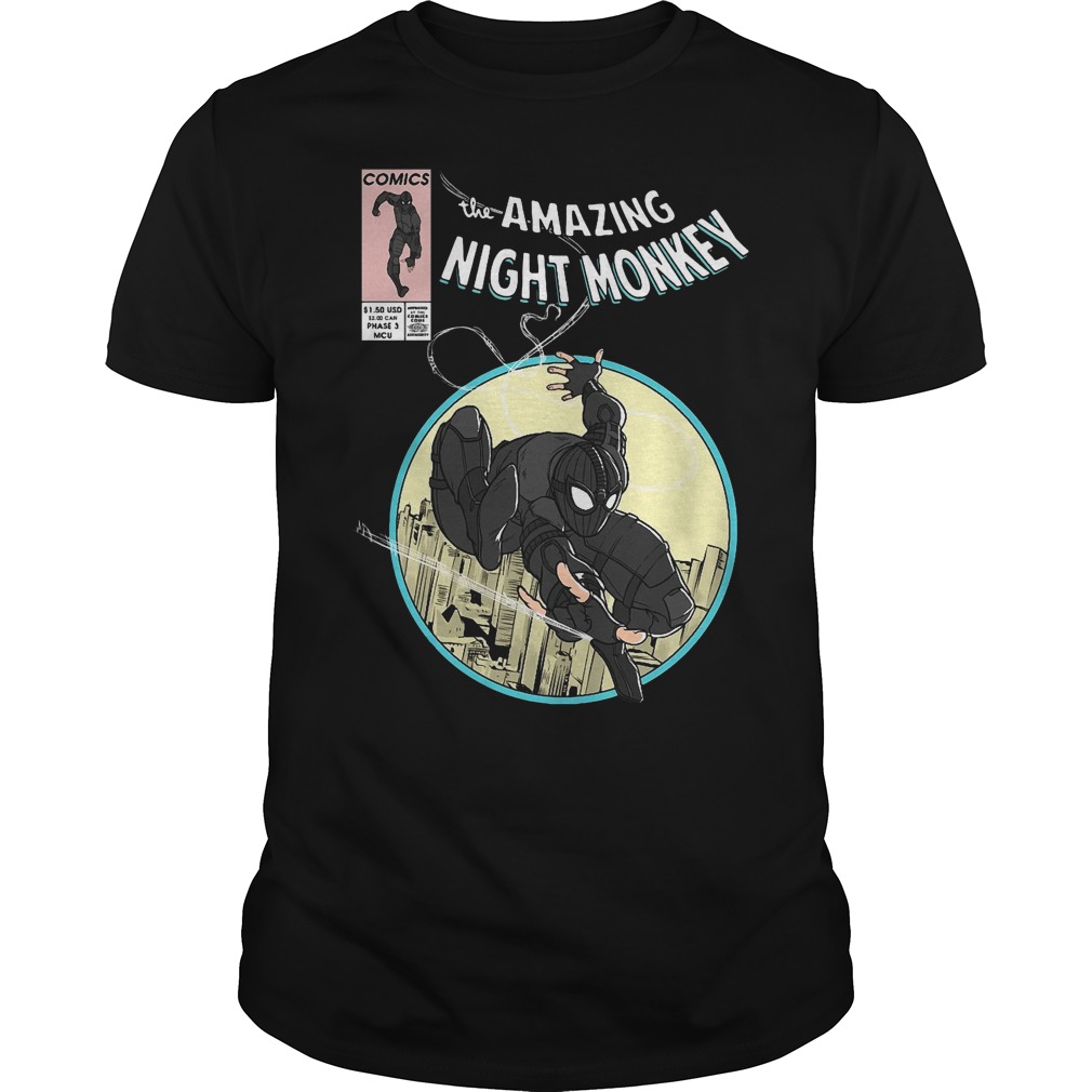 Spider-Man The Amazing Night Monkey Comics T-Shirt