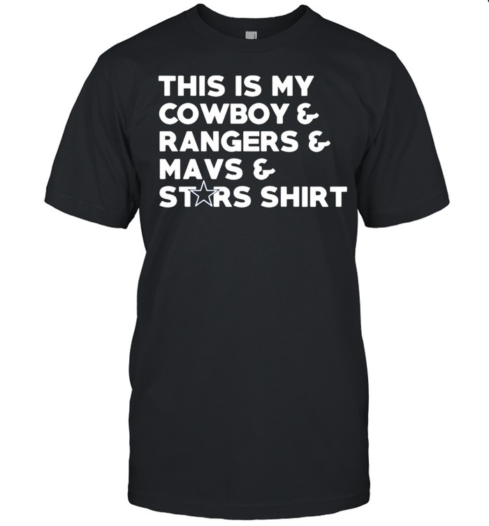 This Is My Cowboys & Tangers & Mavs & Stars T-Shirt This Is My Cowboys & Tangers & Mavs & Stars T-Shirt