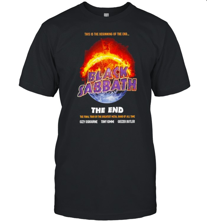 This Is The Beginning Of The End Black Sabbath The End T-Shirt