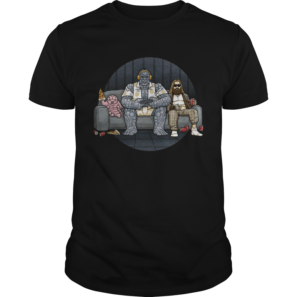 Thor And Korg Miek Sitting Sofa T-Shirt
