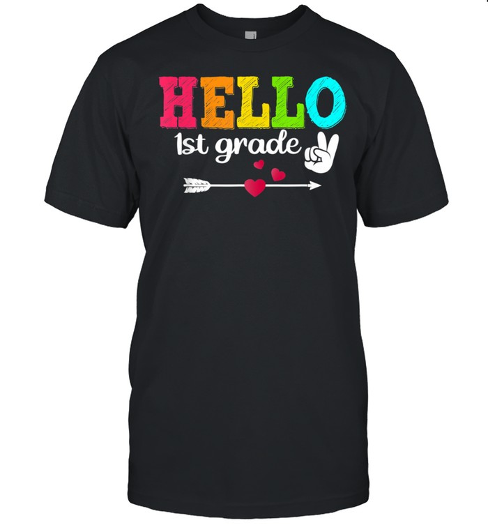 Tie Dye Hello Second 1St Grade Teacher First Day Of School T-Shirt Tie Dye Hello Second 1St Grade Teacher First Day Of School T-Shirt
