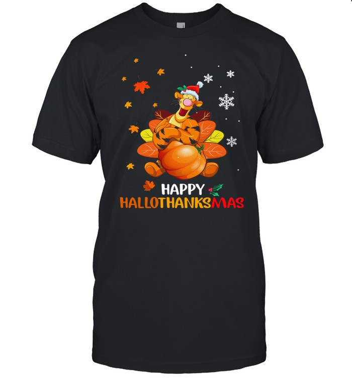 Tigger Happy Hallothanksmas T-Shirt
