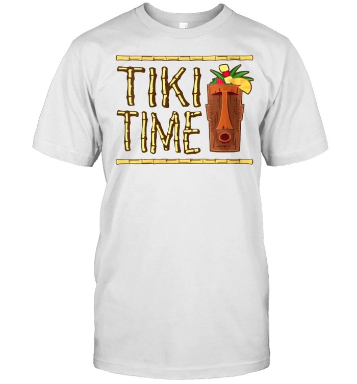 Tiki Time Bar Design T-Shirt