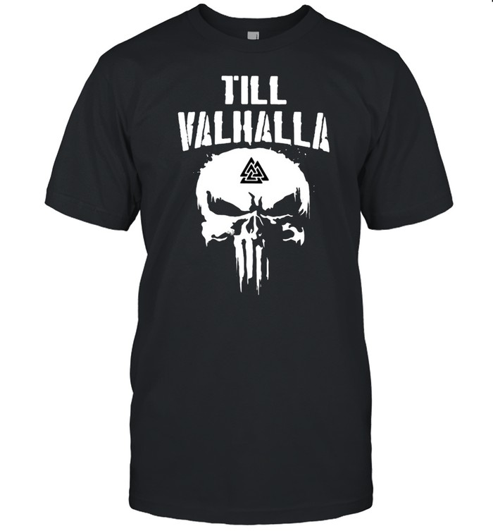 Till Valhalla Skull T-Shirt