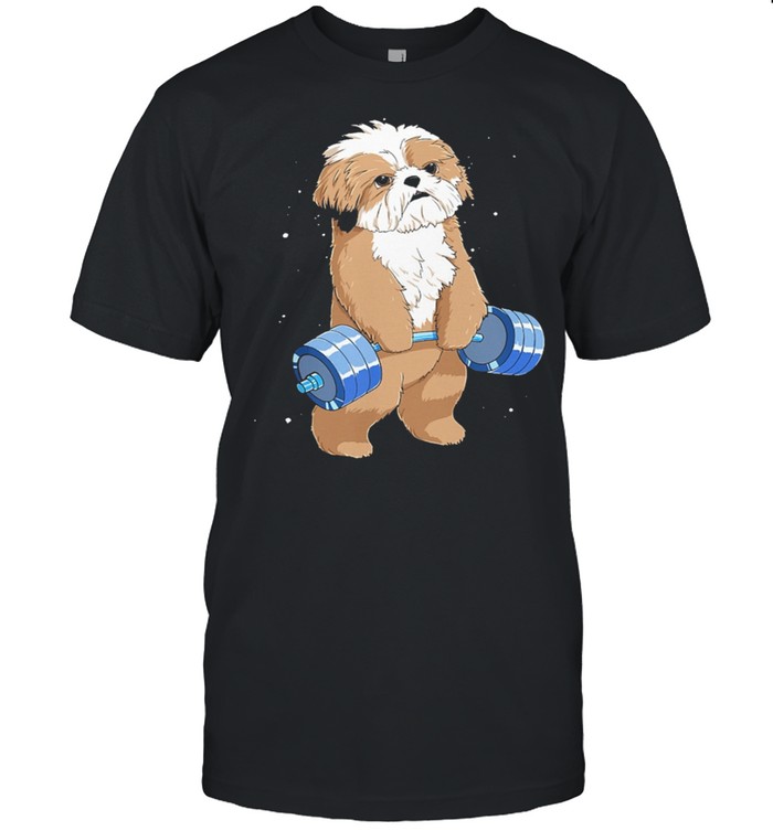 Weight Lifting Weightlifting Shih Tzu T-Shirt