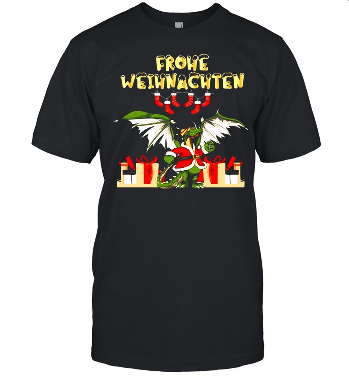 Weihnachtsgeschenk Pajama Party Frohe Weihnachten Drachen T-Shirt Weihnachtsgeschenk Pajama Party Frohe Weihnachten Drachen T-Shirt
