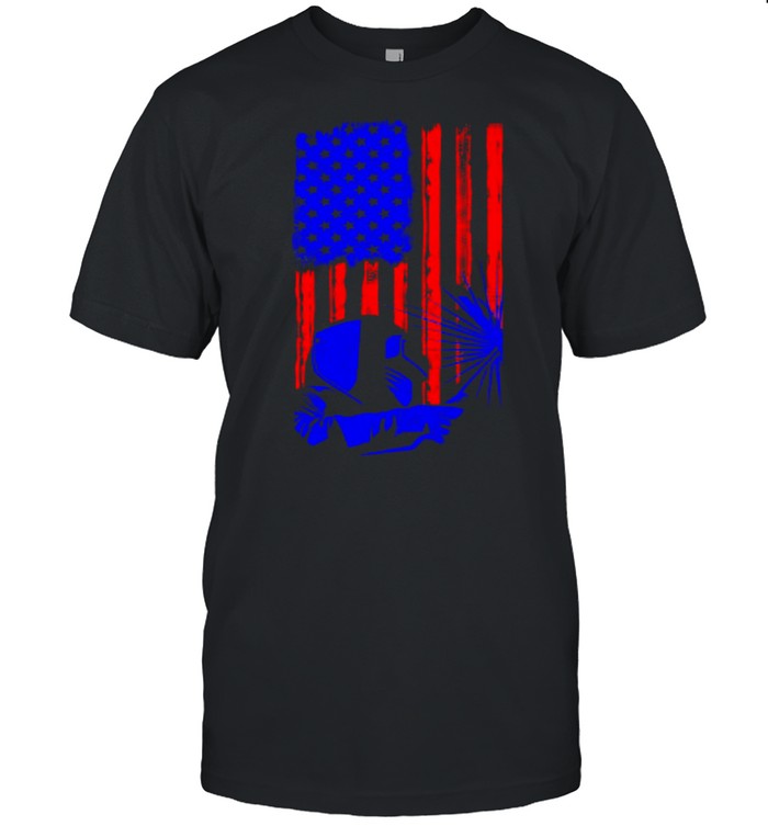 Welder American Flag Welding Usa Patriotic T-Shirt Welder American Flag Welding Usa Patriotic T-Shirt