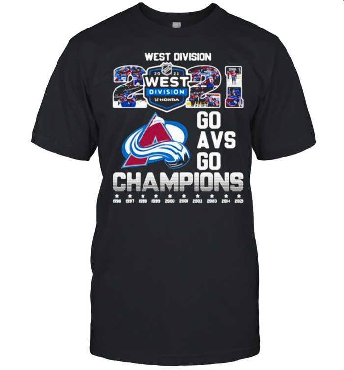 West Division Honda Go Avs Go Champions T-Shirt