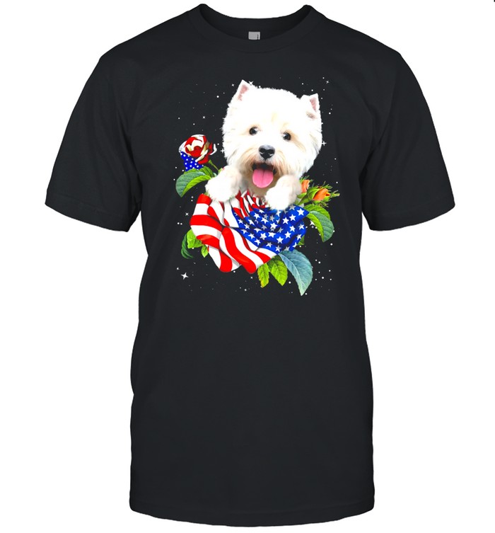 Westie Hide On Rose Gift For You T-Shirt