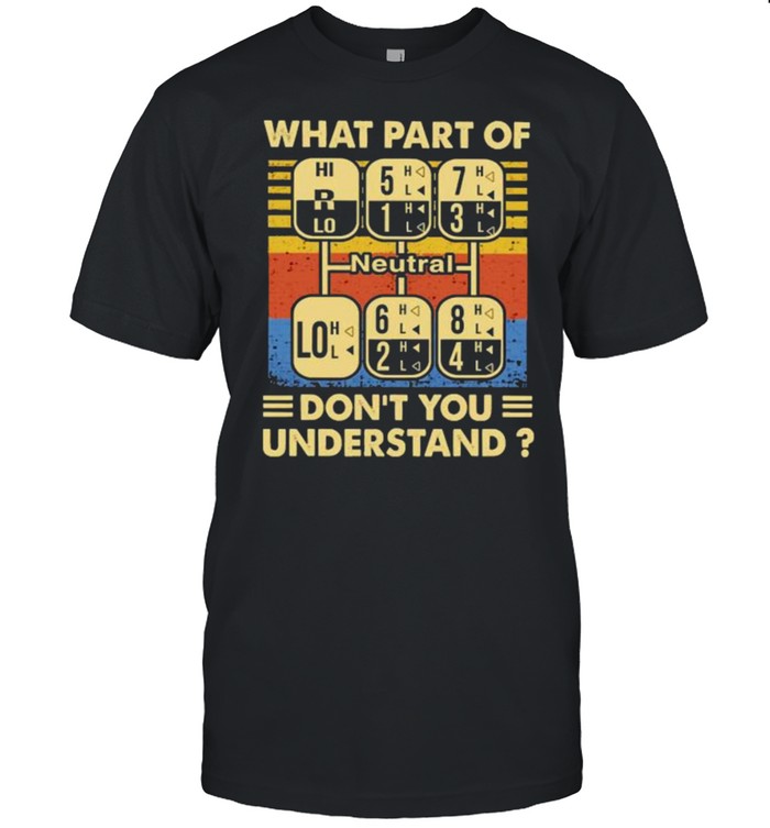 What Part Of Dont You Understand Neutral Vintage T-Shirt