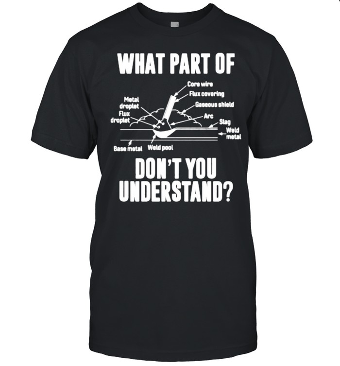 What Part Of Dont You Understand Welder T-Shirt What Part Of Dont You Understand Welder T-Shirt