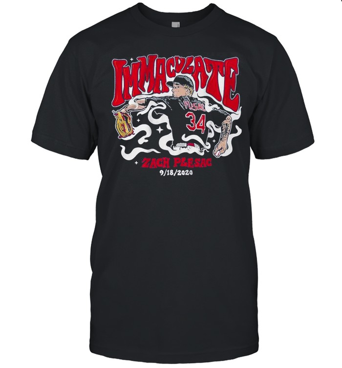 Zach Plesac Immaculate 9 18 2020 T-Shirt