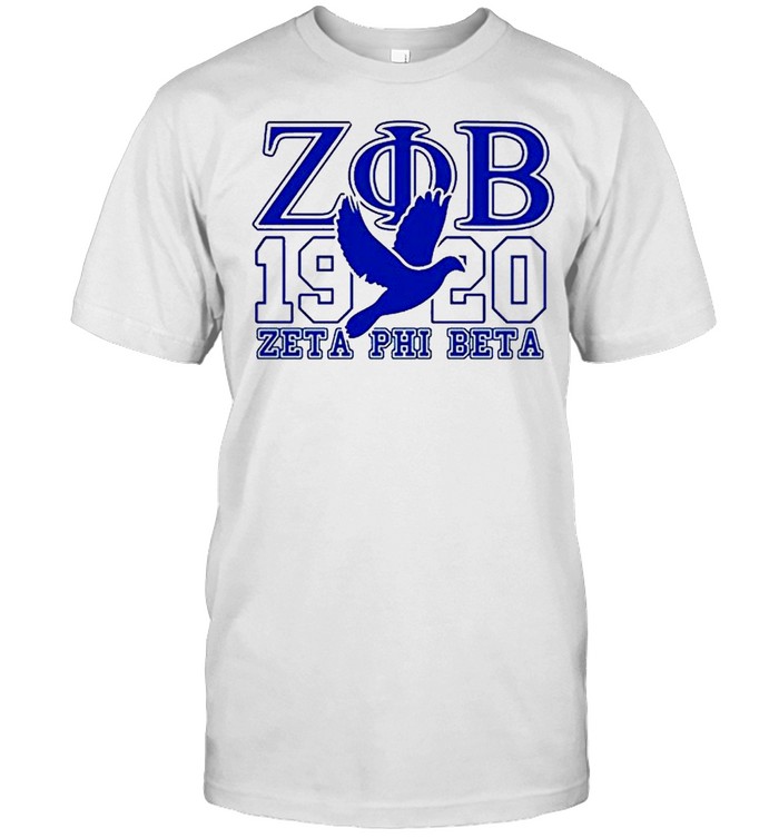 Zeta Phi Beta Sorority Collage Graphic Ringer T-Shirt