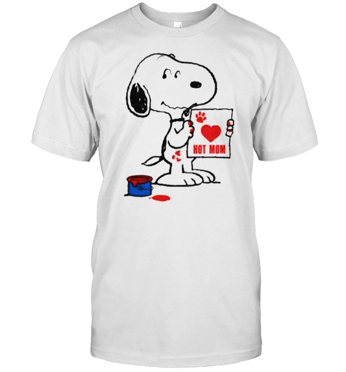 Hot Mom Snoopy Draw T-Shirt Hot Mom Snoopy Draw T-Shirt