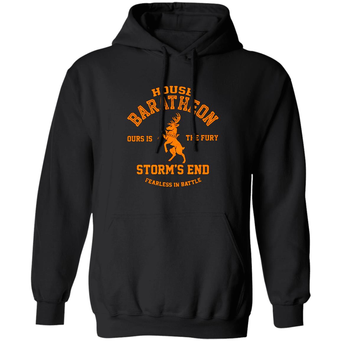 House-Baratheon-Storm_S-End-Ours-Is-The-Fury-Fearless-In-Battle G185 Gildan Pullover 8 Oz. T-Shirt