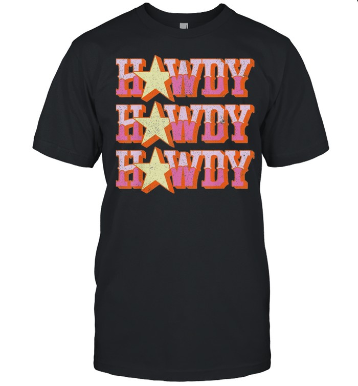 Howdy Rodeo Western Retro Vintage Country Southern T-Shirt Howdy Rodeo Western Retro Vintage Country Southern T-Shirt