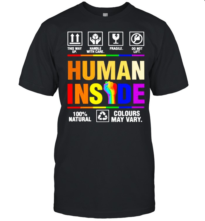 Human Insight 100% Natural Colours May Vary Lgbt T-Shirt