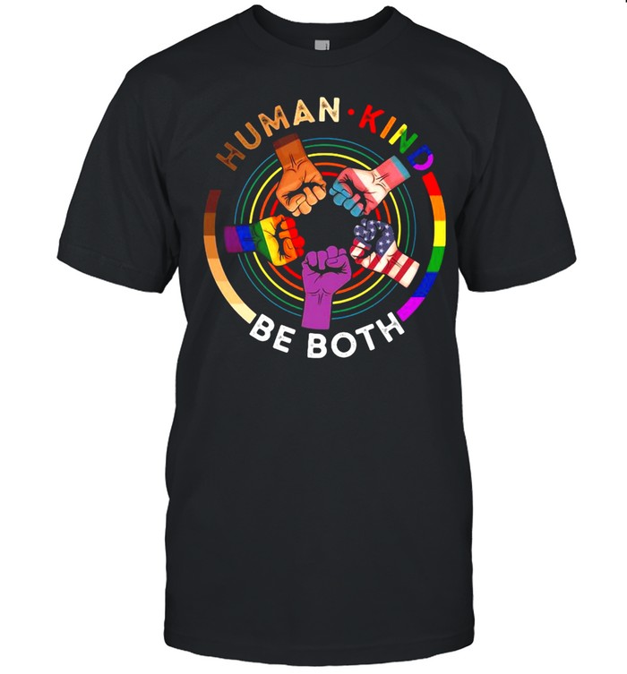 Human Kind Be Both Lgbt Hand T-Shirt Human Kind Be Both Lgbt Hand T-Shirt