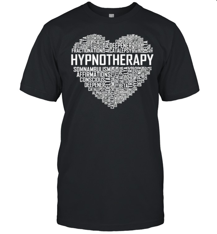 Hypnotherapy Heart Hypnotherapist Graduation T-Shirt