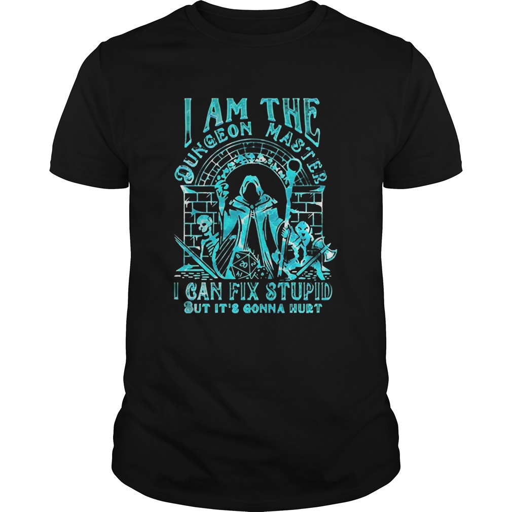 I Am The Dungeon Master I Can Fix Stupid But Its Gonna Hurt T-Shirt