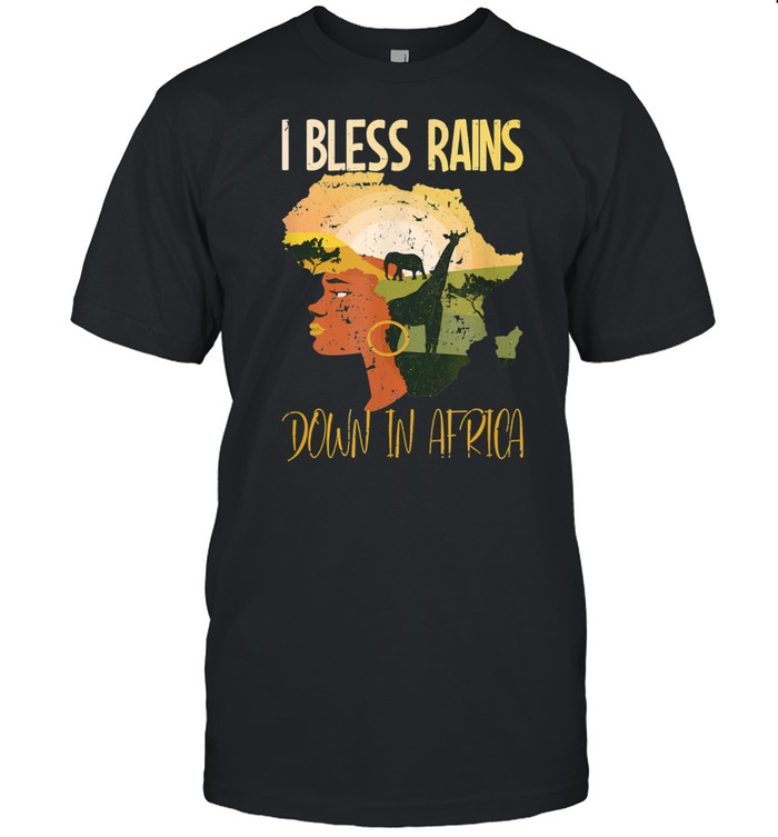 I Bless Rains Down In Africa African Zookeeper T-Shirt