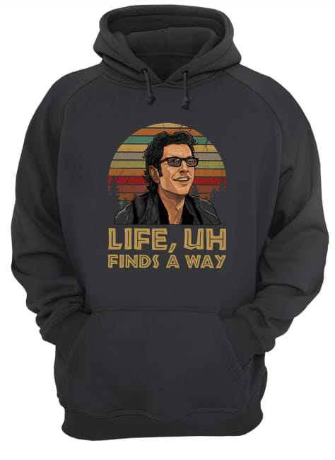Ian Malcolm Jurassic Park Life Finds A Way Vintage T-Shirt