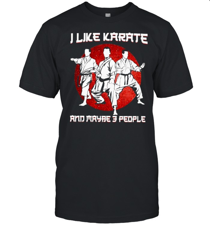 I Like Karate And Maybe 3 People T-Shirt