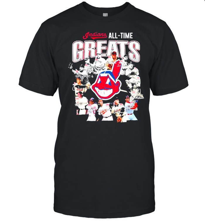Indians All Time Greats Signatures T-Shirt