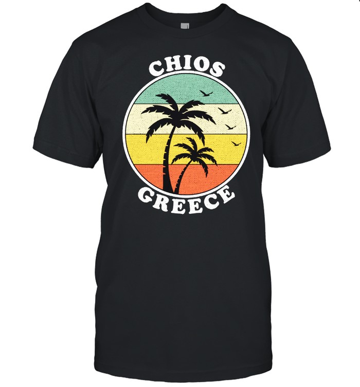 Insel Chios Griechenland Urlaub Sommer Reise Vintage T-Shirt