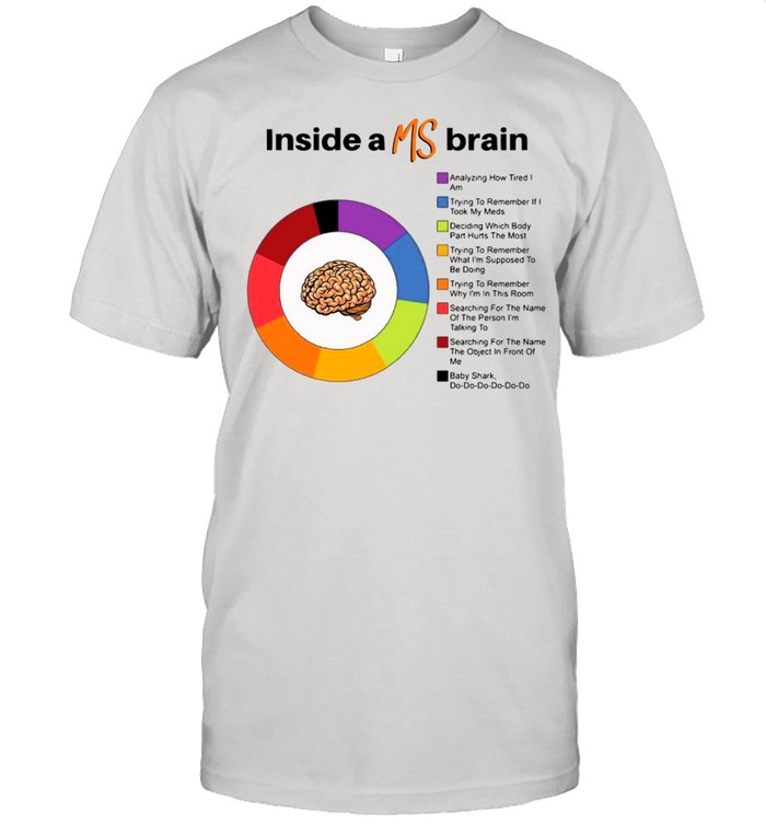 Inside A Ms Brain Analyzing How Tired I Am T-Shirt