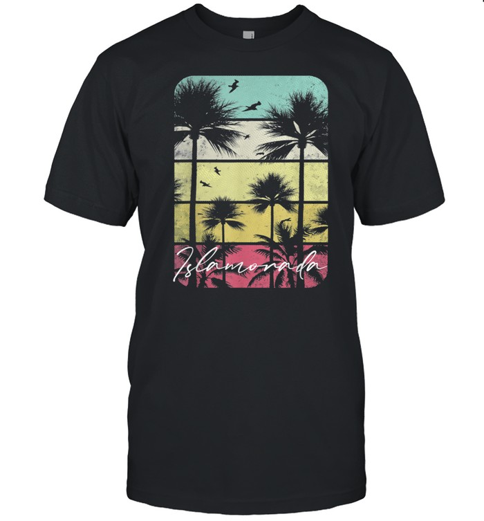 Islamorada Florida Retro Vintage Beach Surf Surfing Sunset T-Shirt Islamorada Florida Retro Vintage Beach Surf Surfing Sunset T-Shirt