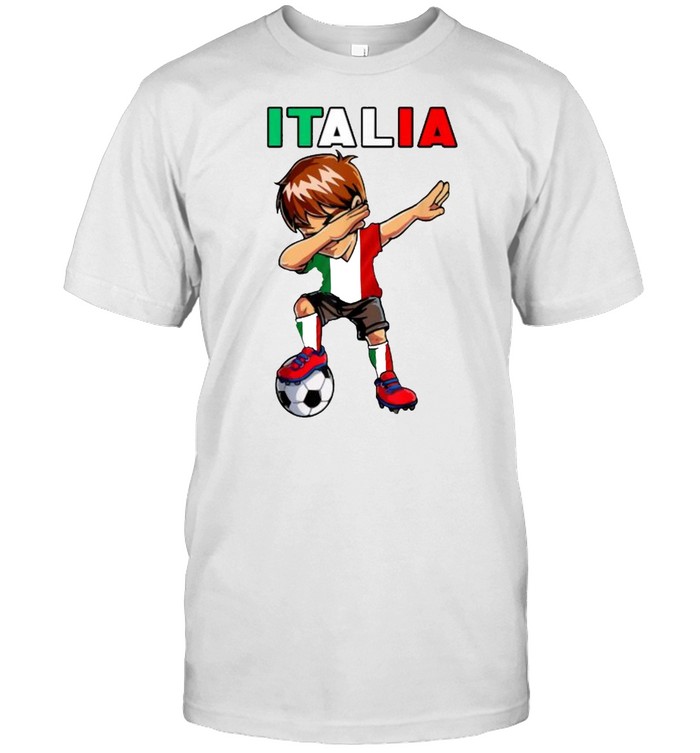 Italy Dabbing Soccer Boy T-Shirt