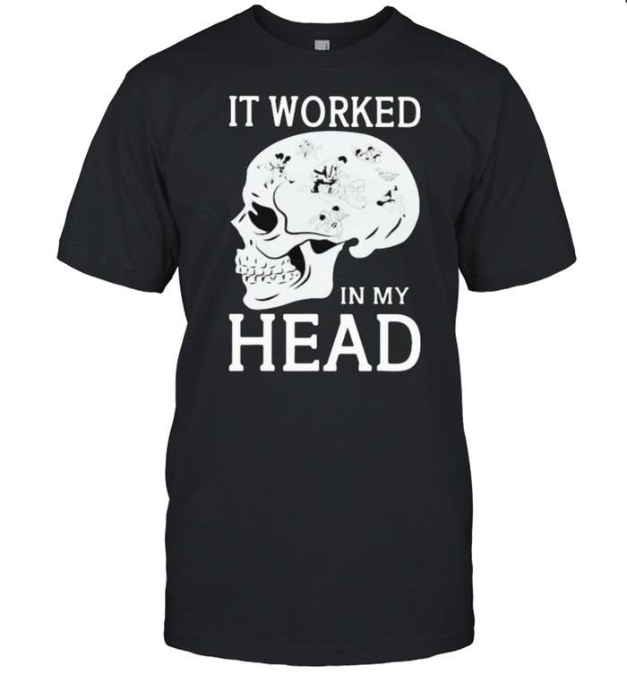 It Worked In My Head Jiu Jitsu Skull T-Shirt