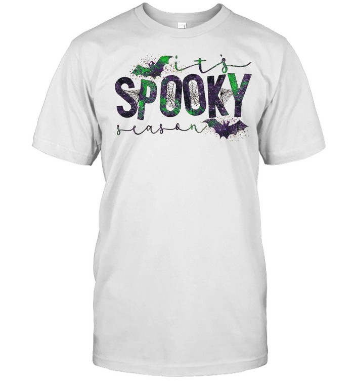 Its Spooky Season Purple Happy Halloween T-Shirt Its Spooky Season Purple Happy Halloween T-Shirt