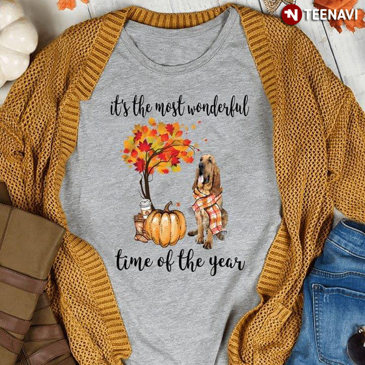 It’S The Most Wonderful Time Of The Year Bloodhound T-Shirt